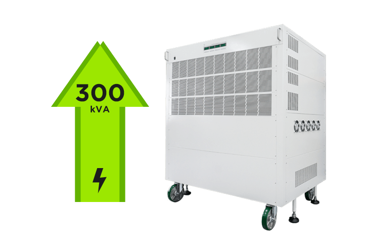 300kVA total power output